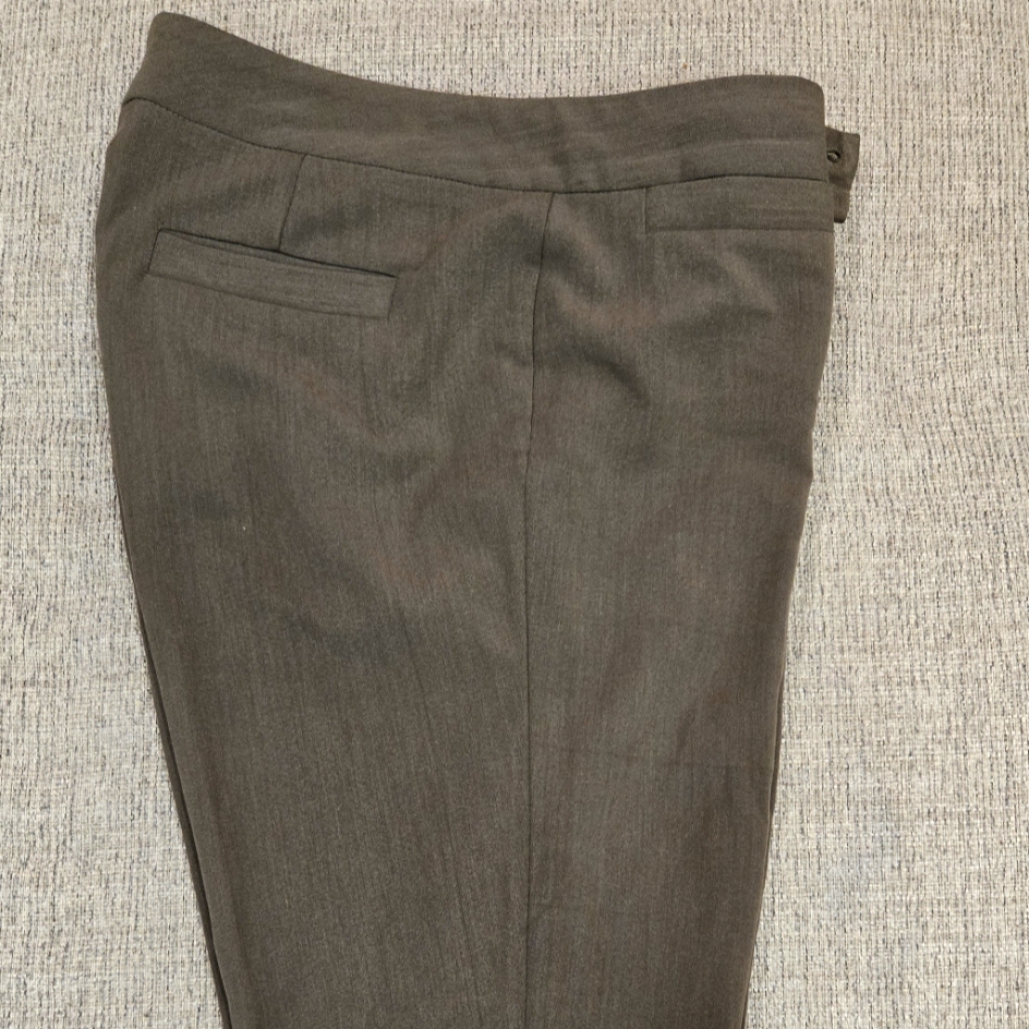 Focus 2000 Brand Womens Pants Size 12 Regular Dark Olive Green